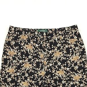 Lauren Ralph Lauren Womens Floral Pant Size 6P